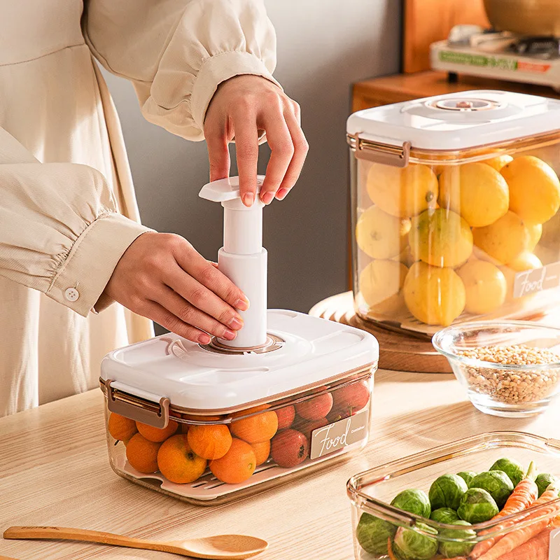 Food Storage Vacuum Containers - Vacuum sealed canister household fresh-keeping box