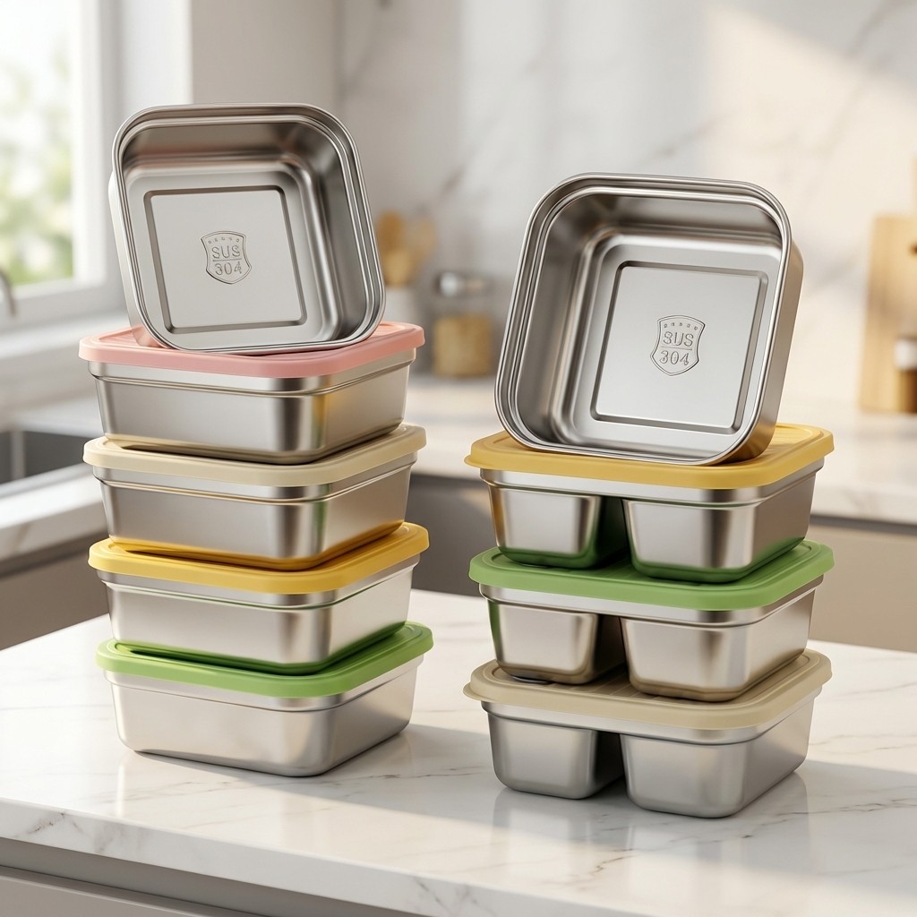 Food Storage Microwave Safe - Fruit Vegetable Storage Container Stackable Large