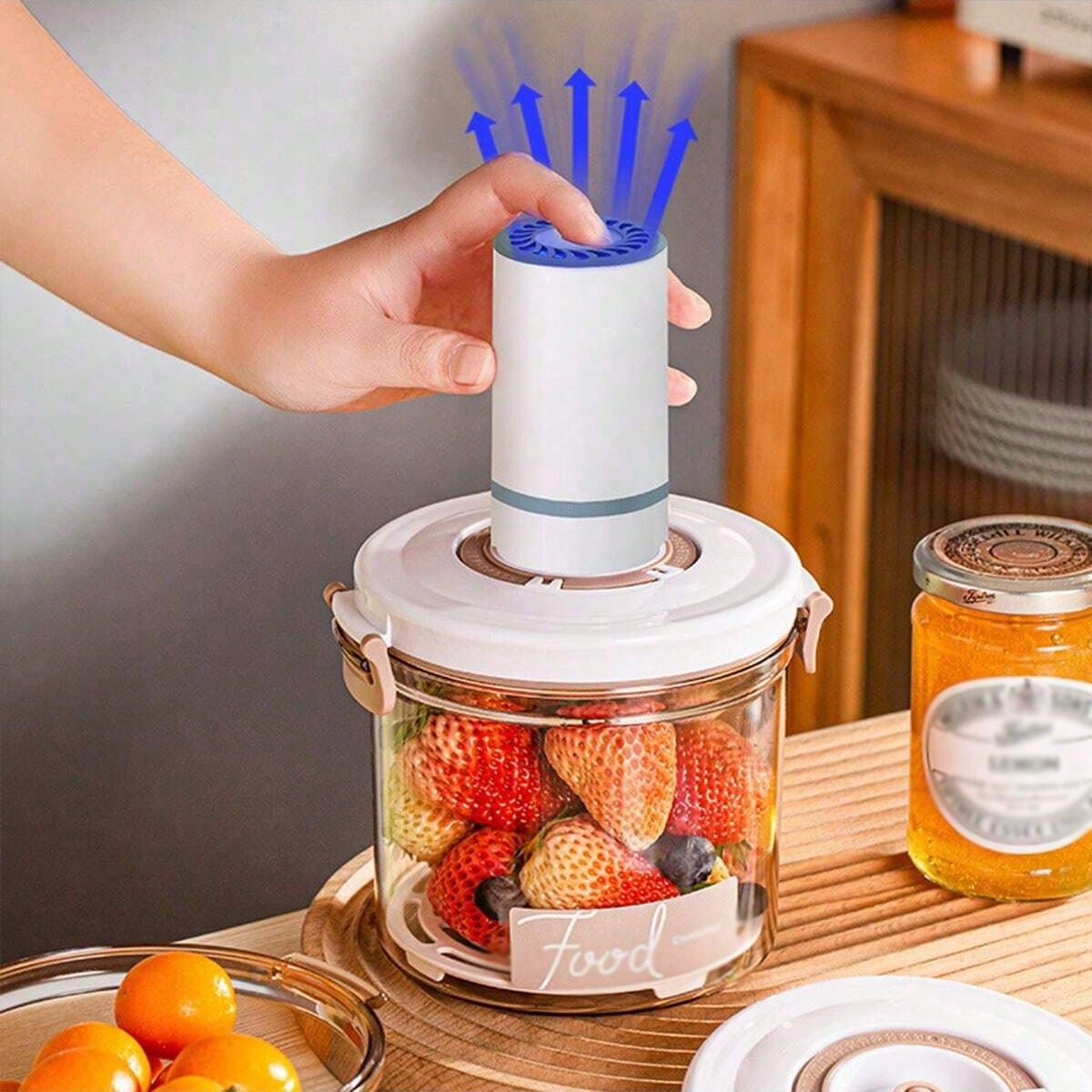 Food Storage Vacuum Containers - 1 Kitchen Food Grade Vacuum Sealed
