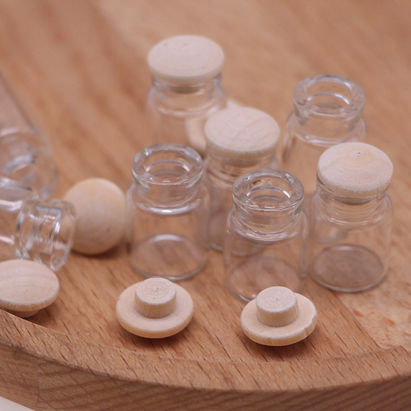Food Storage Is - 4Pcs 1:12 Dollhouse Miniature Glass Jars