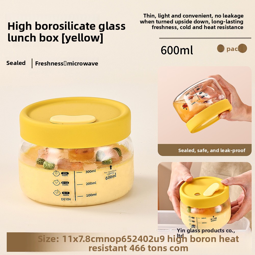 Food Storage Microwave Safe - Glass Food Storage Container Airtight Leakproof