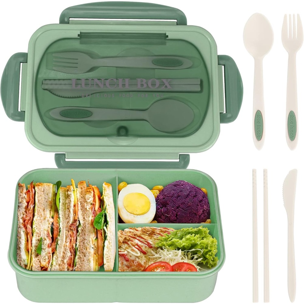 1200ML Bento Lunch Box For Adu - Food Storage Microwave Safe ulasan dan harga
