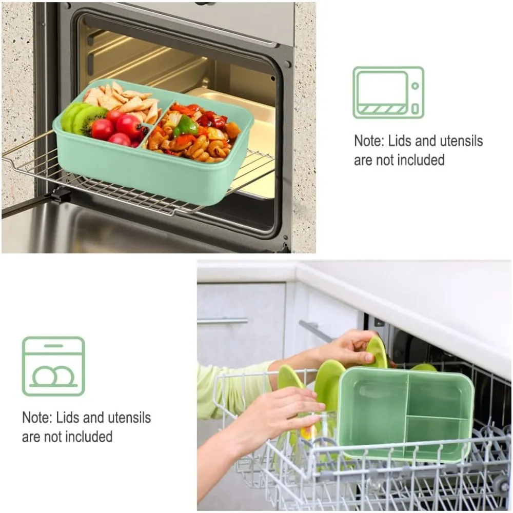 1200ML Bento Lunch Box For Adu - Food Storage Microwave Safe ulasan dan harga