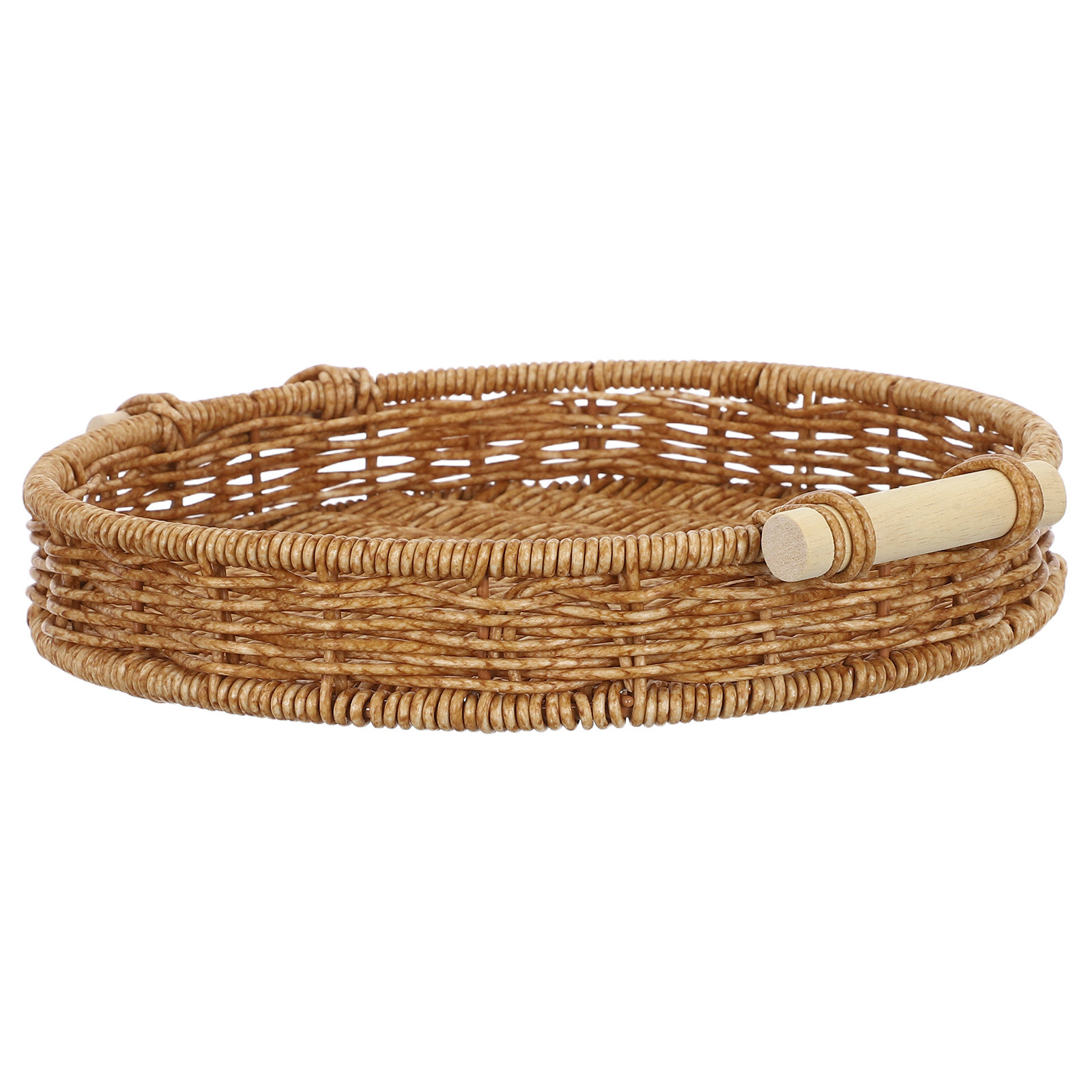 Imitation Rattan Bread Basket  - Food Storage Table ulasan dan harga