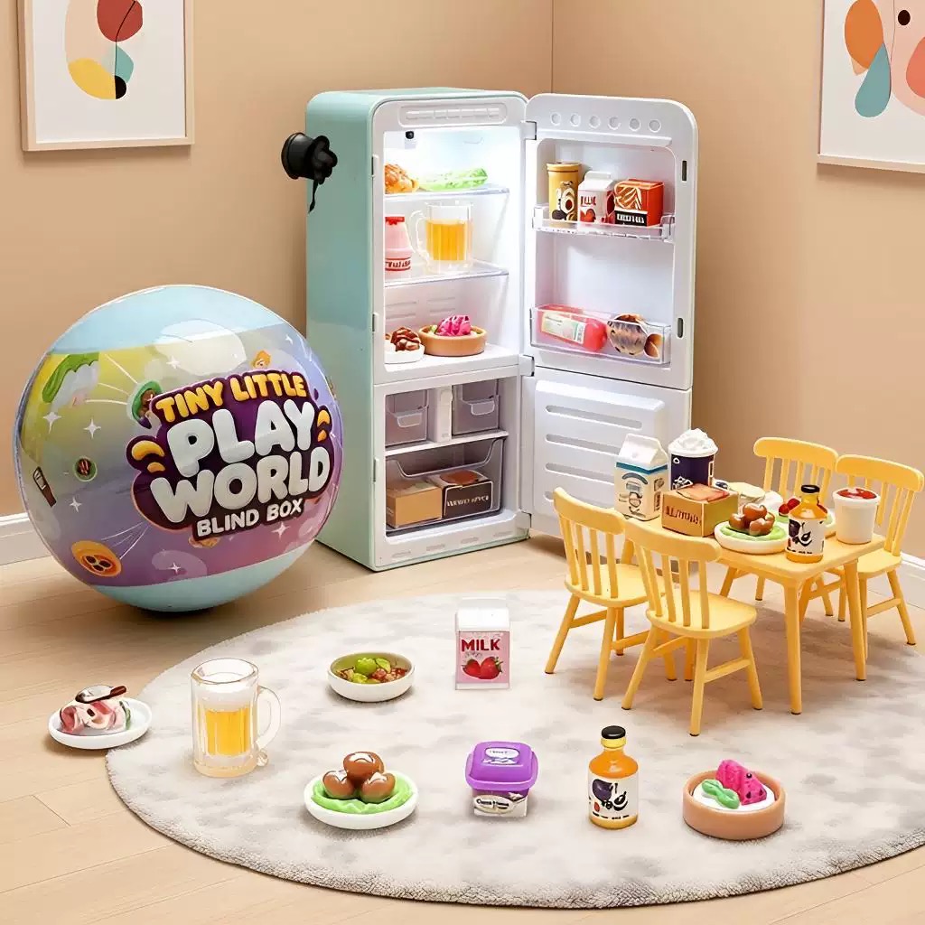 4-Color Mini Fridge Blind Box  - Food Storage Table ulasan dan harga