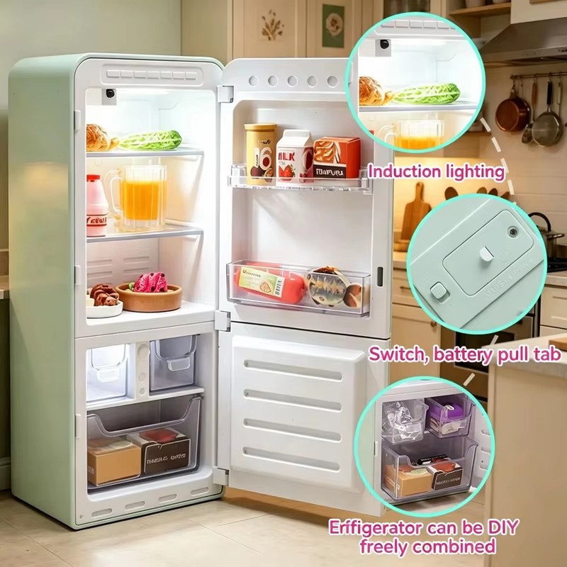 4-Color Mini Fridge Blind Box  - Food Storage Table ulasan dan harga
