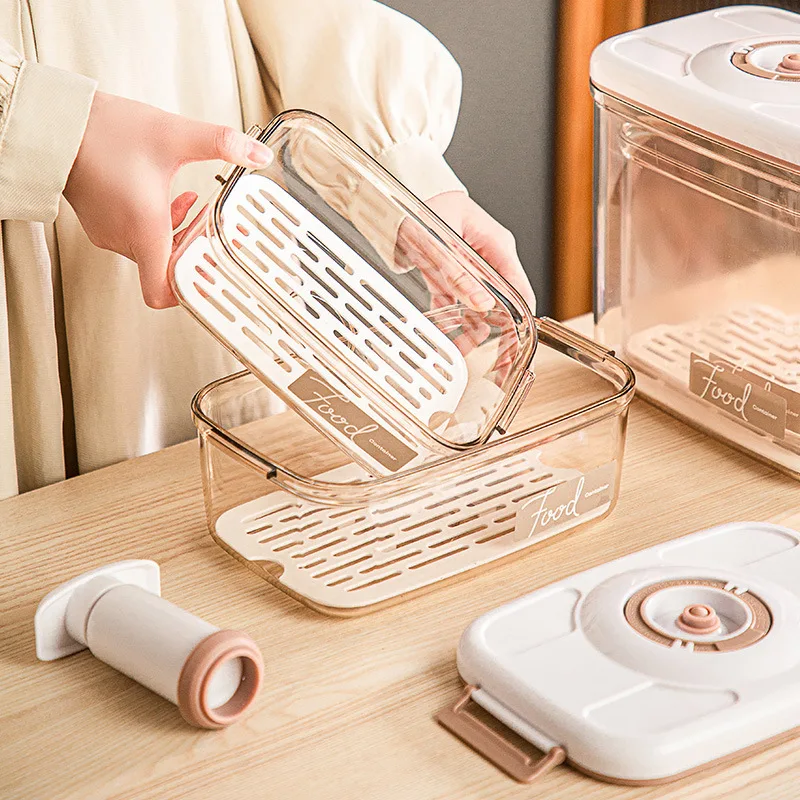 Vacuum sealed canister househo - Food Storage Vacuum Containers ulasan dan harga