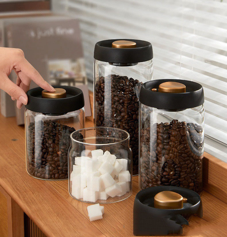 New Bean Coffee Storage Contai - Food Storage Vacuum Containers ulasan dan harga