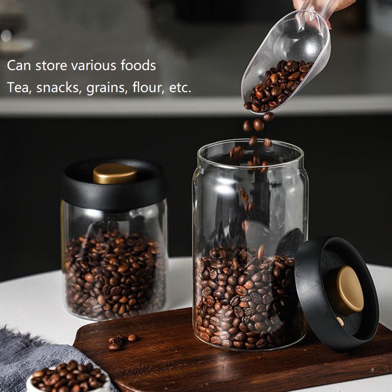 New Bean Coffee Storage Contai - Food Storage Vacuum Containers ulasan dan harga