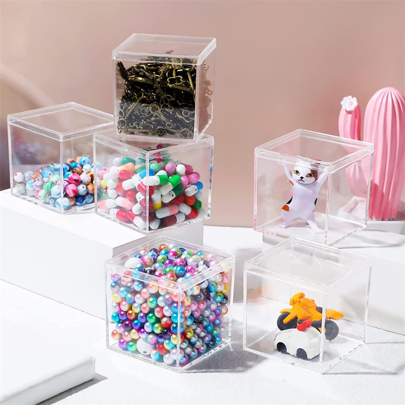 1-20pcs Transparent Acrylic Bo - Xmas Food Storage Containers ulasan dan harga