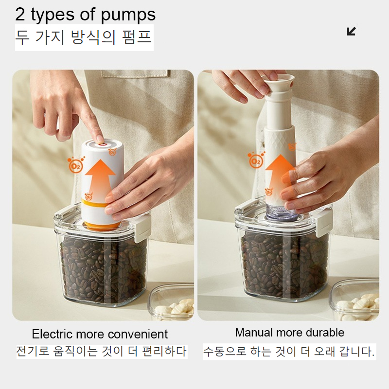 Vacuum Sealed Tank Coffee Bean - Food Storage Vacuum Containers ulasan dan harga