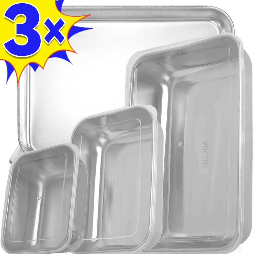 Stainless Steel Food Storage B - Food Storage Quart ulasan dan harga