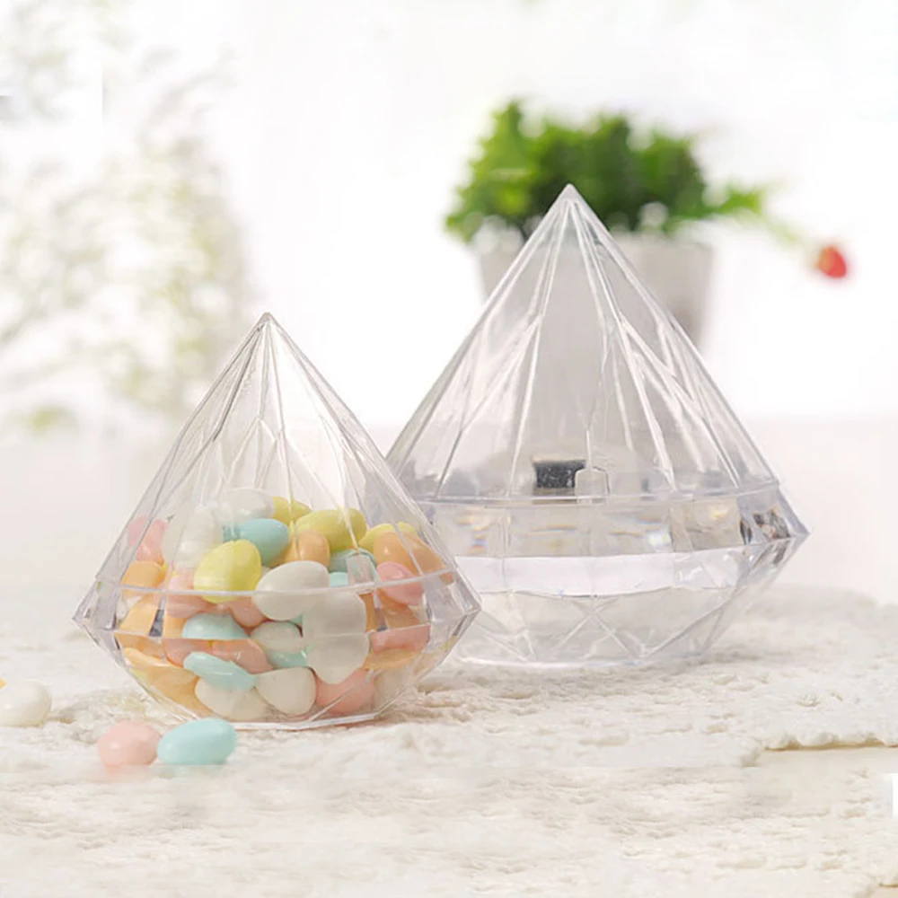 12PCS/set Diamond Shape Candy  - Xmas Food Storage Containers ulasan dan harga