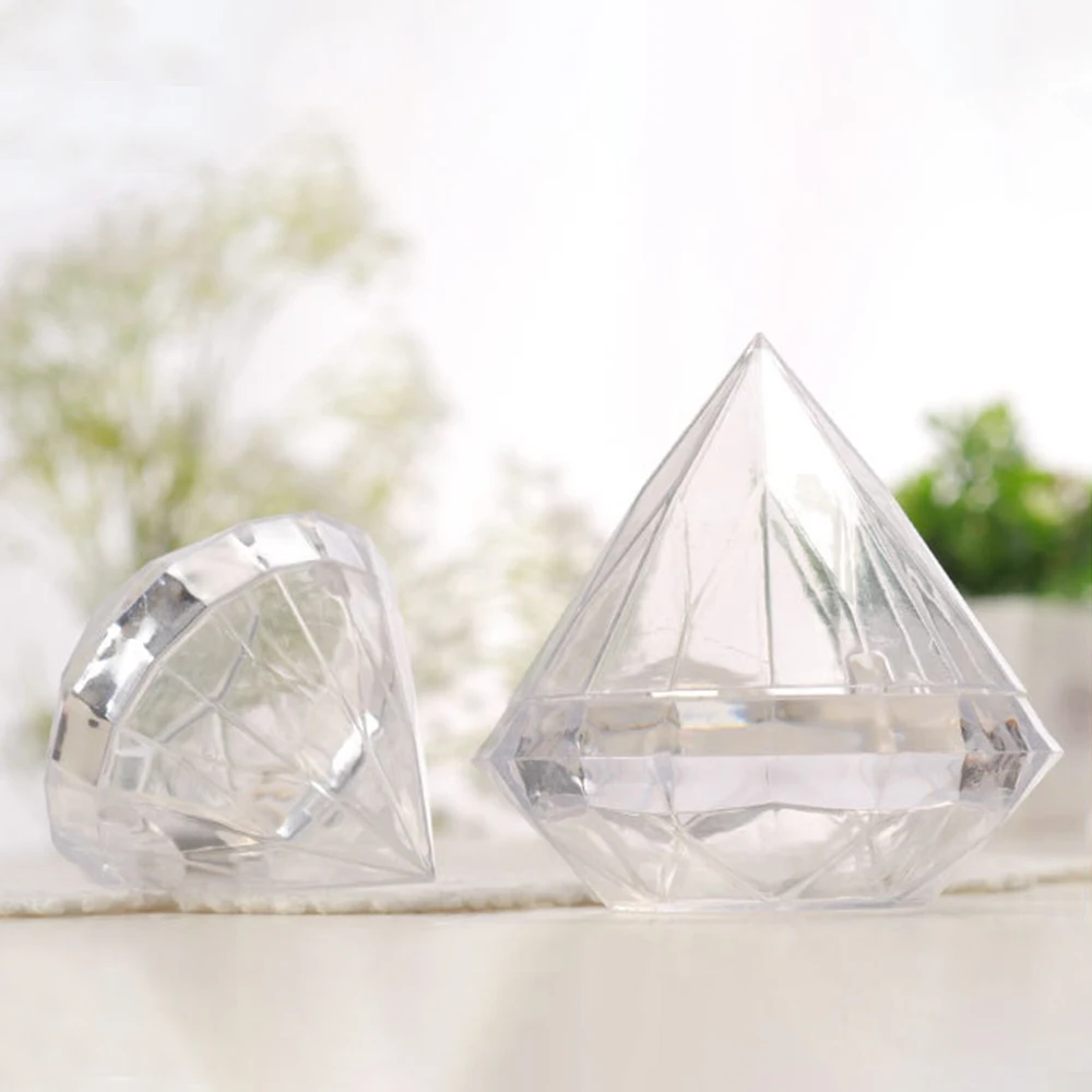 12PCS/set Diamond Shape Candy  - Xmas Food Storage Containers ulasan dan harga