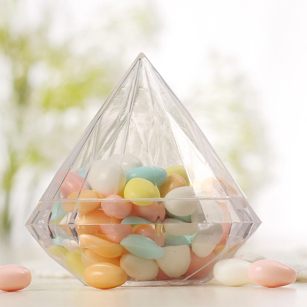 12PCS/set Diamond Shape Candy  - Xmas Food Storage Containers ulasan dan harga