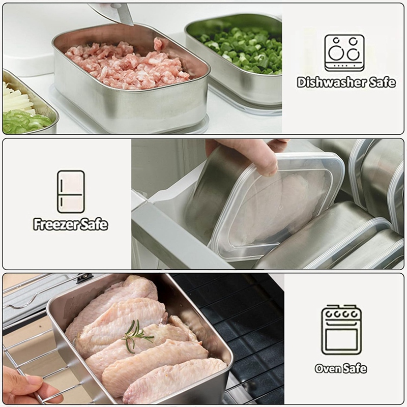 Stainless Steel Containers for - Food Storage Is ulasan dan harga