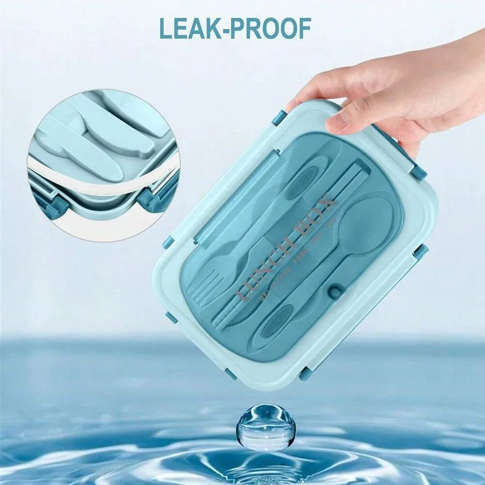 Adult Bento Box with 3 Compart - Food Storage Microwave Safe ulasan dan harga