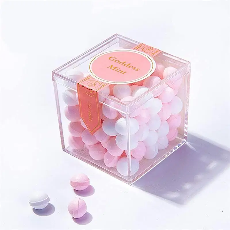 12 PCS Transparent Acrylic Box - Xmas Food Storage Containers ulasan dan harga