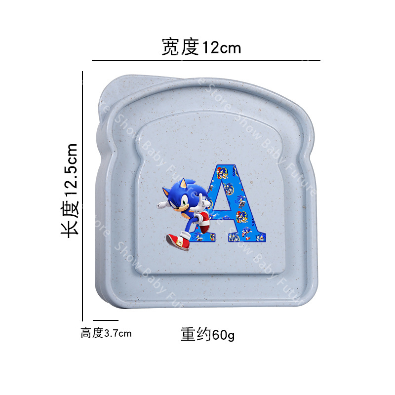 New Cartoon Sonics Letter A-Z  - Food Storage Quart ulasan dan harga