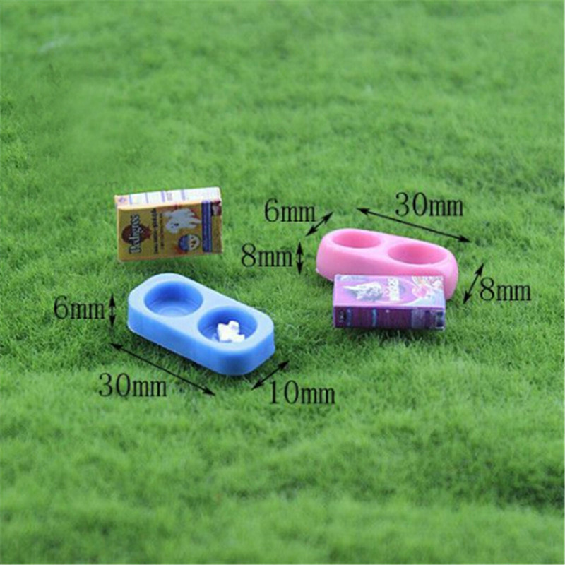2Pcs/set Dollhouse Mini Dog/Ca - Food Storage Table ulasan dan harga