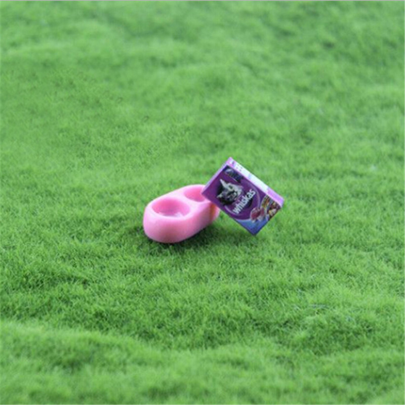 2Pcs/set Dollhouse Mini Dog/Ca - Food Storage Table ulasan dan harga