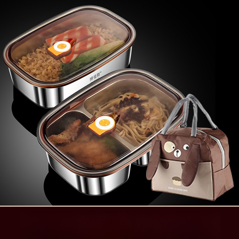 Lunch Box Stainless Steel Micr - Food Storage Microwave Safe ulasan dan harga
