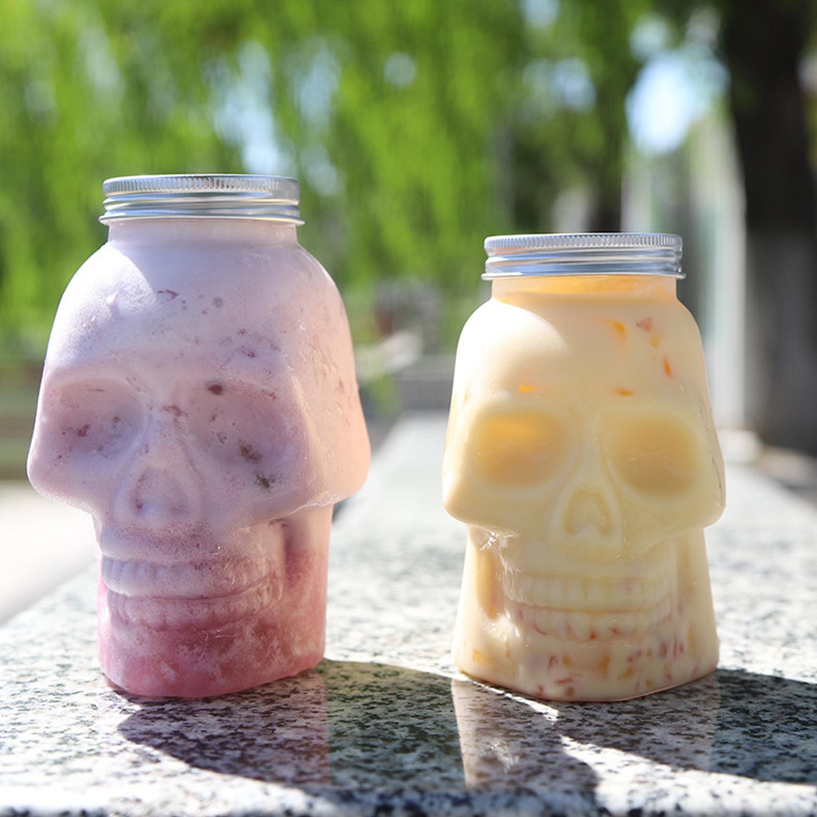 Spooky Skull storage Jars with - Xmas Food Storage Containers ulasan dan harga