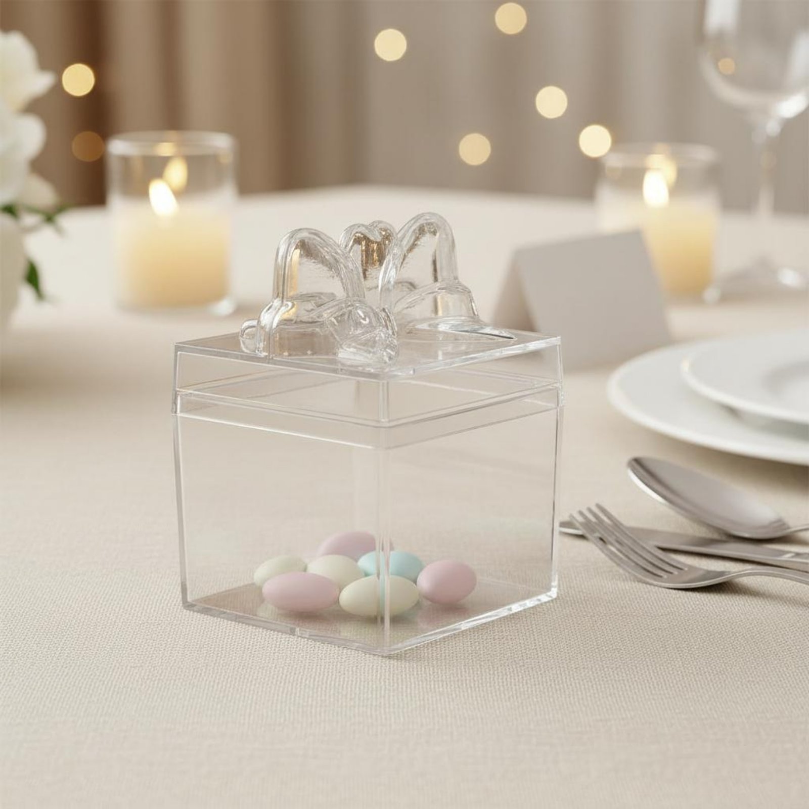 Clear Plastic Candy Box with R - Food Storage Is ulasan dan harga