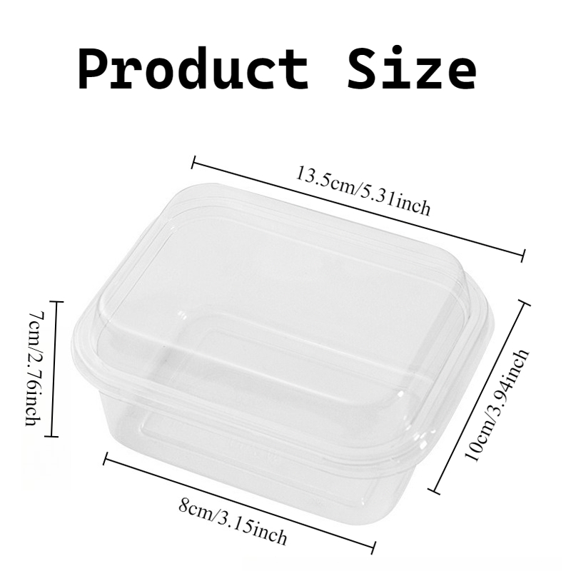 5/10PCS Plastic Cake Box with  - Xmas Food Storage Containers ulasan dan harga