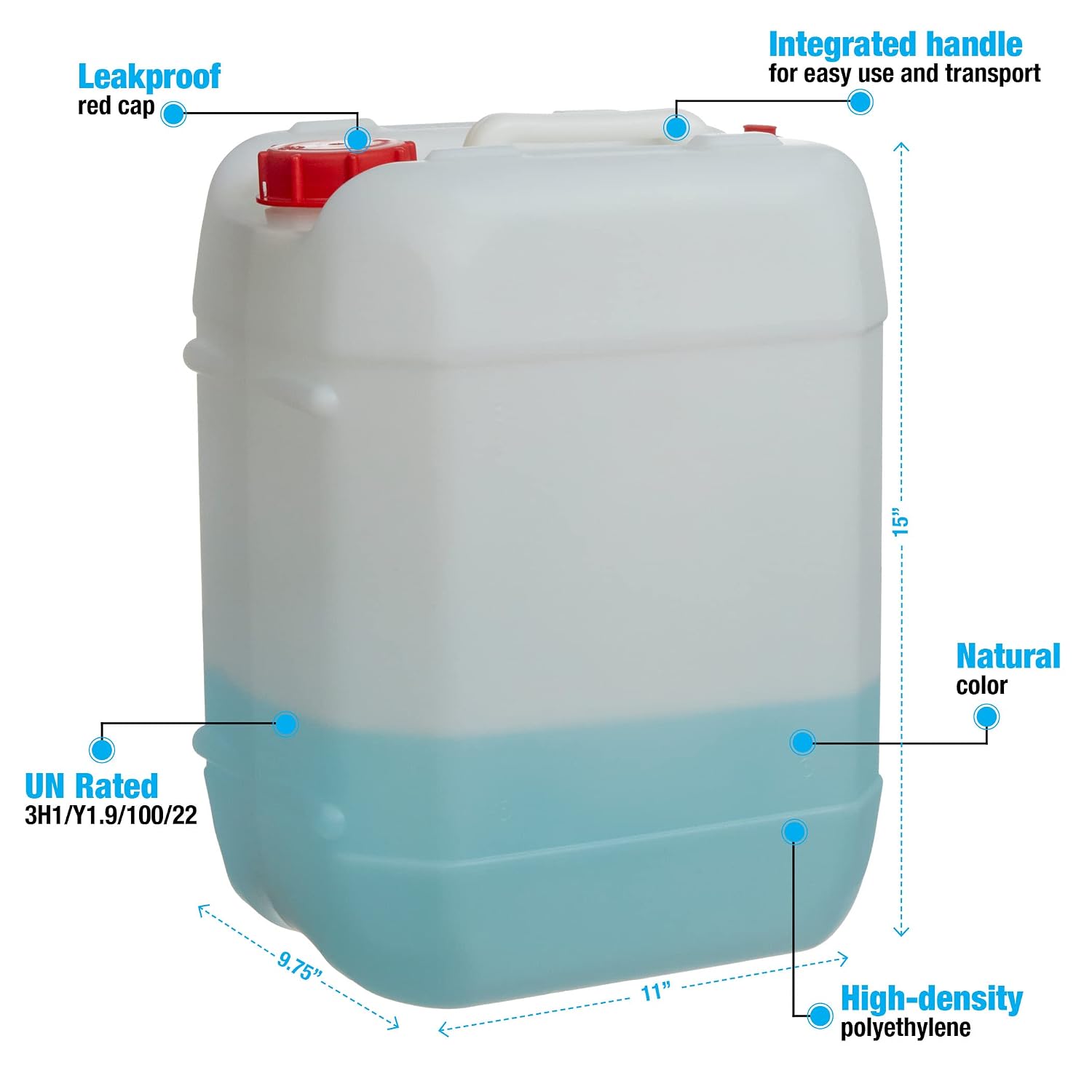 5 Gallon Stackable Plastic Car - Food Storage Is ulasan dan harga