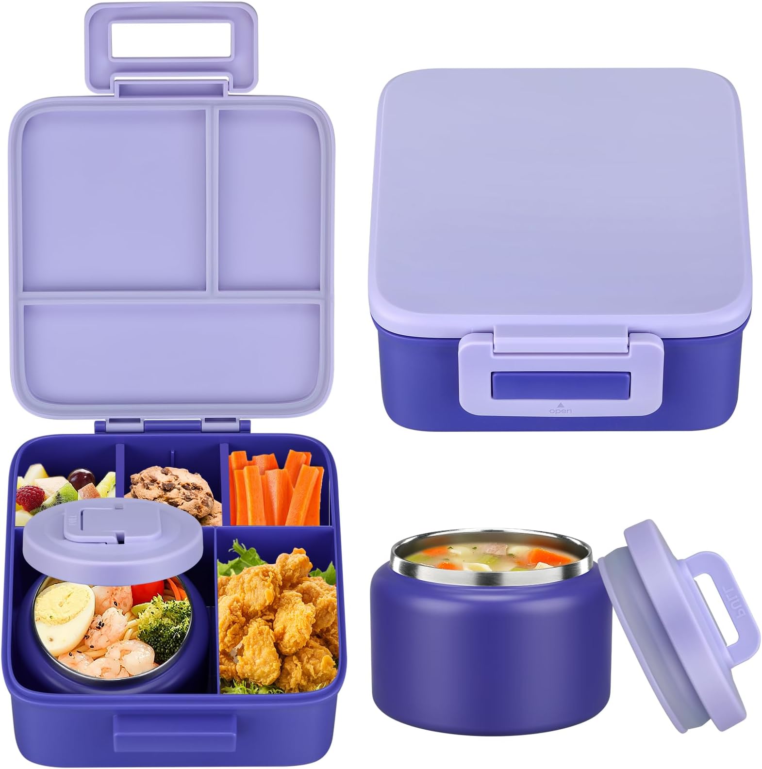 1 Set Bento Lunch Box for Kids - Food Storage Microwave Safe ulasan dan harga