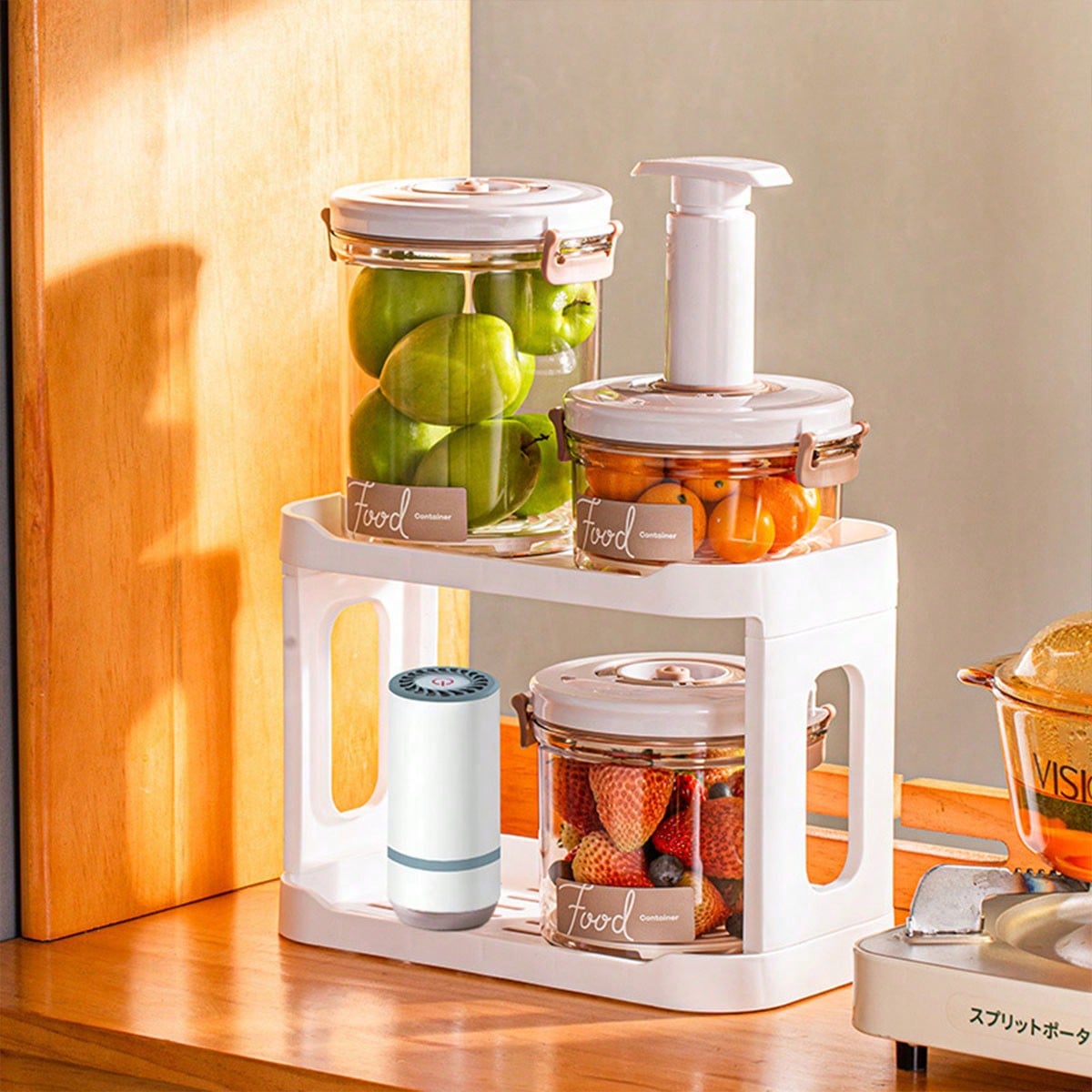 1 Kitchen Food Grade Vacuum Se - Food Storage Vacuum Containers ulasan dan harga