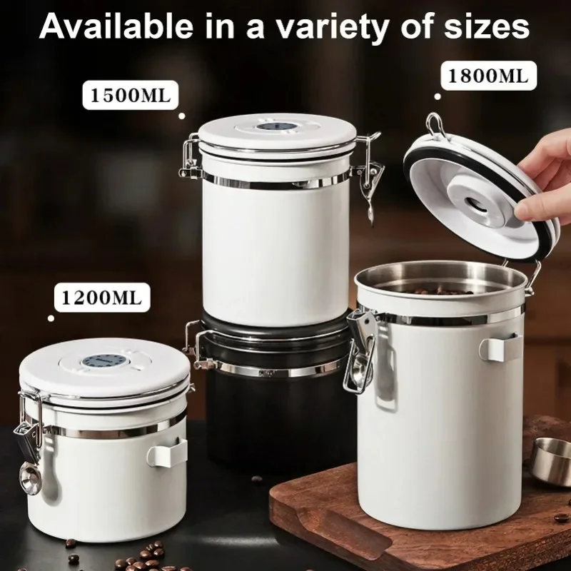 304 Stainless Steel Coffee Bea - Food Storage Vacuum Containers ulasan dan harga