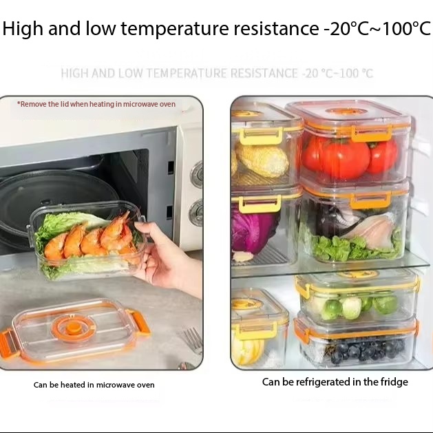 Vacuum Fresh-keeping Box Refri - Food Storage Vacuum Containers ulasan dan harga
