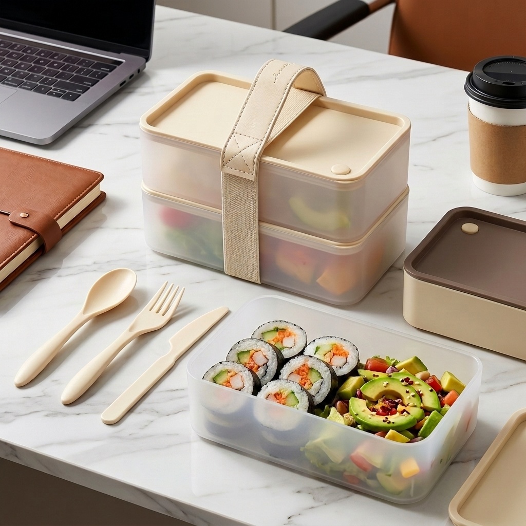 Portable Plastic Food Containe - Food Storage Microwave Safe ulasan dan harga