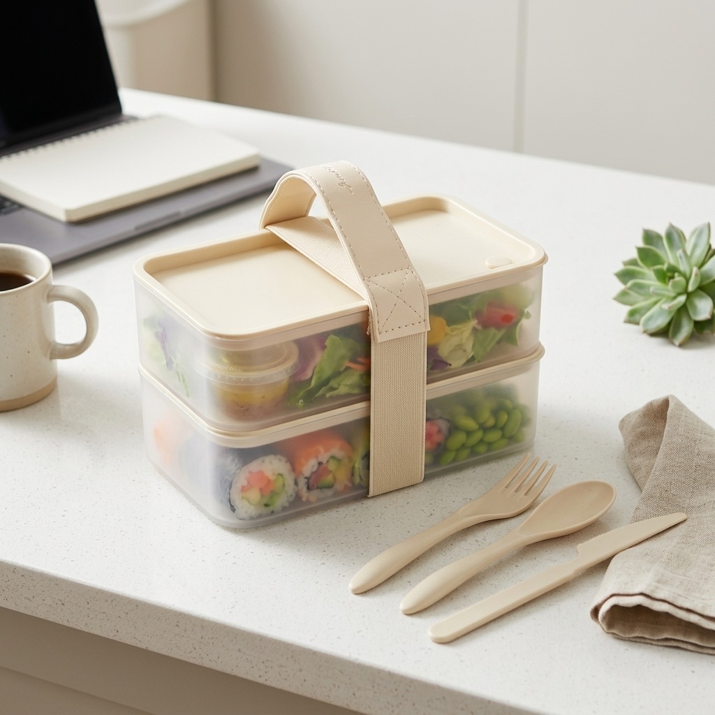 Portable Plastic Food Containe - Food Storage Microwave Safe ulasan dan harga