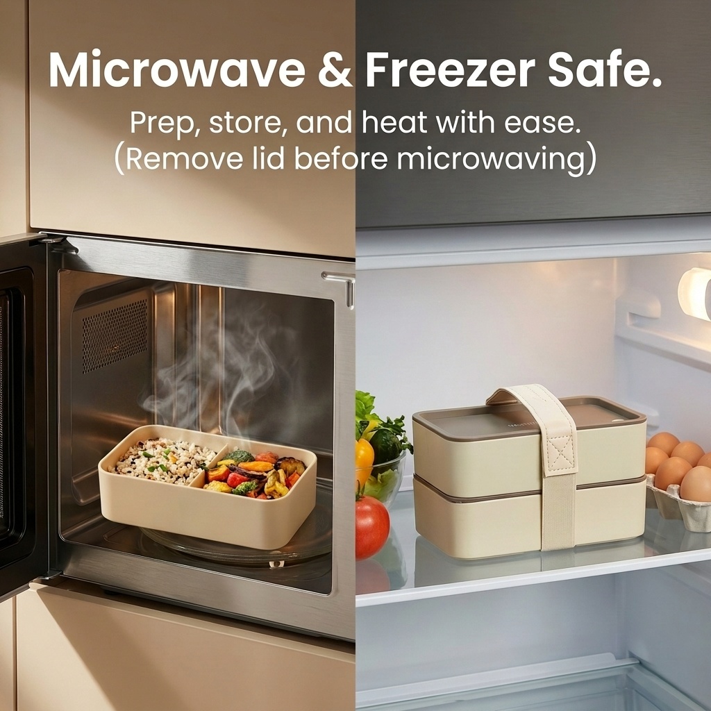 Portable Plastic Food Containe - Food Storage Microwave Safe ulasan dan harga