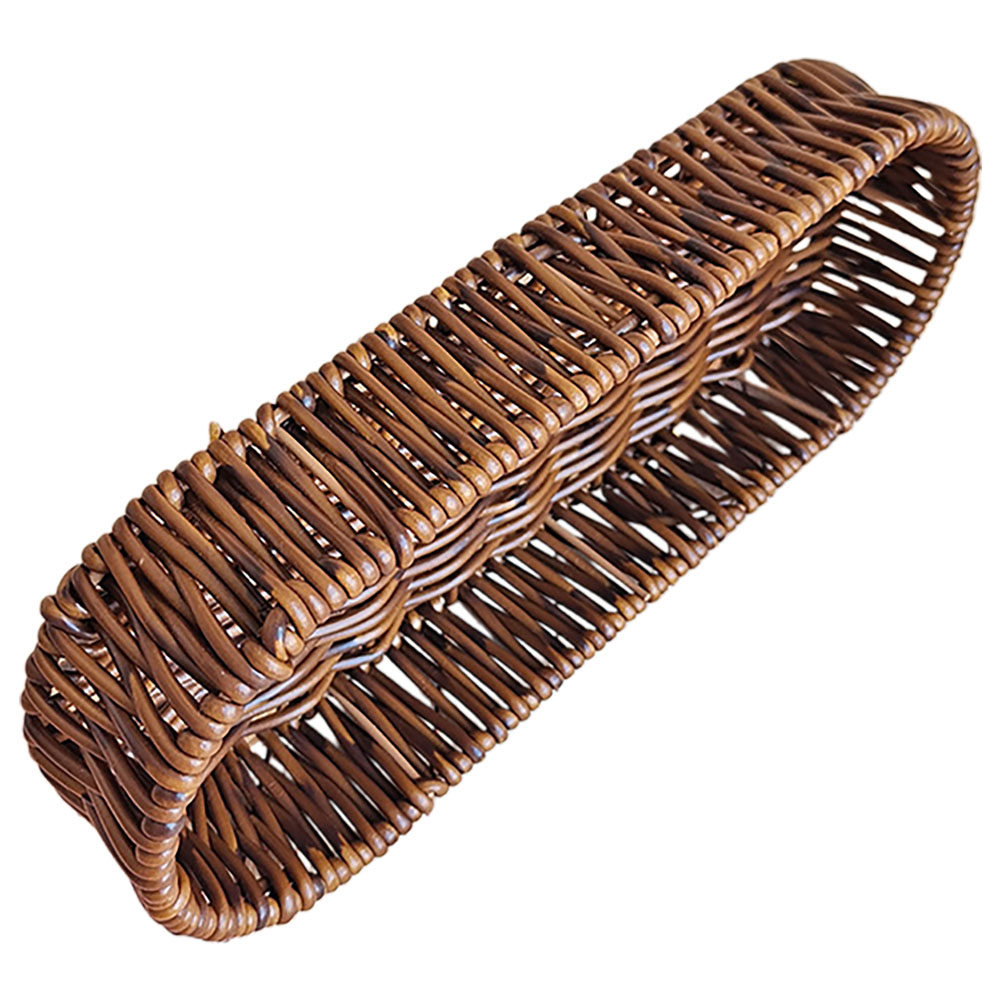Oval Bread Basket Plastic Imit - Food Storage Table ulasan dan harga