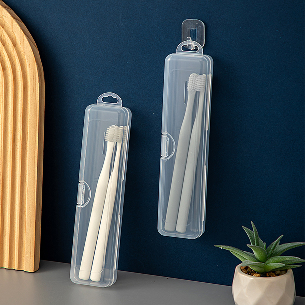 WORTHBUY Toothbrush Box Transp - Food Storage Quart ulasan dan harga