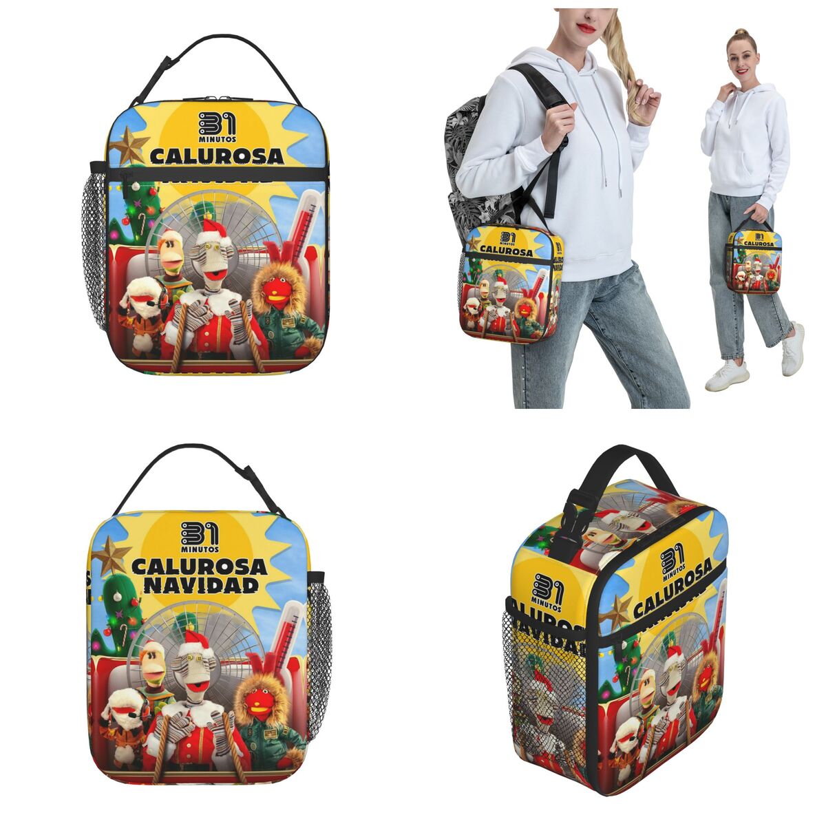 31 Minutos Chilean Cartoon Ins - Xmas Food Storage Containers ulasan dan harga