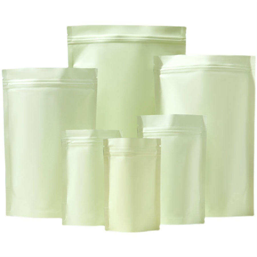 50/100PCS Matte Pale Yellow Zi - Food Storage Is ulasan dan harga