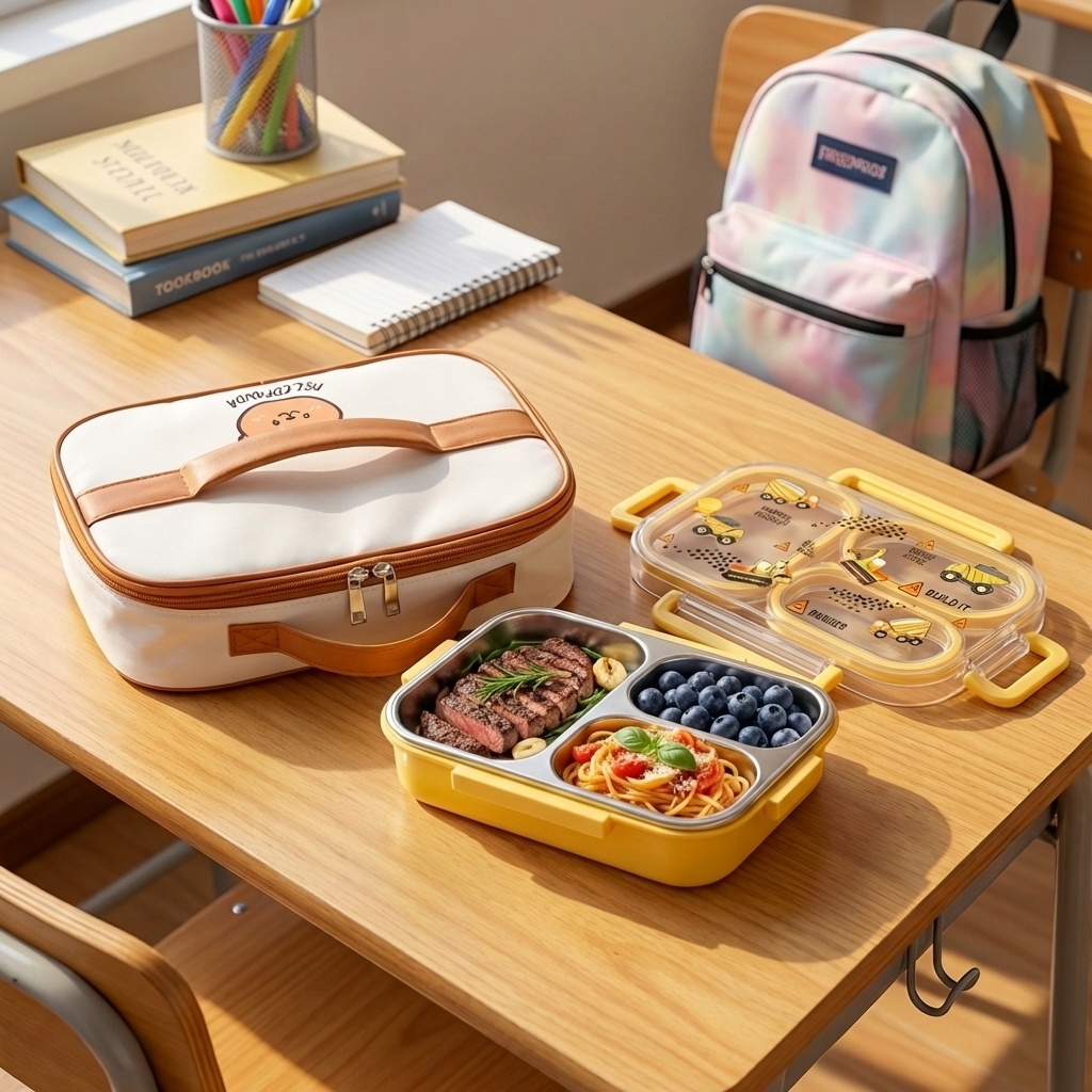 900ML Cute 304 Stainless Steel - Food Storage Microwave Safe ulasan dan harga