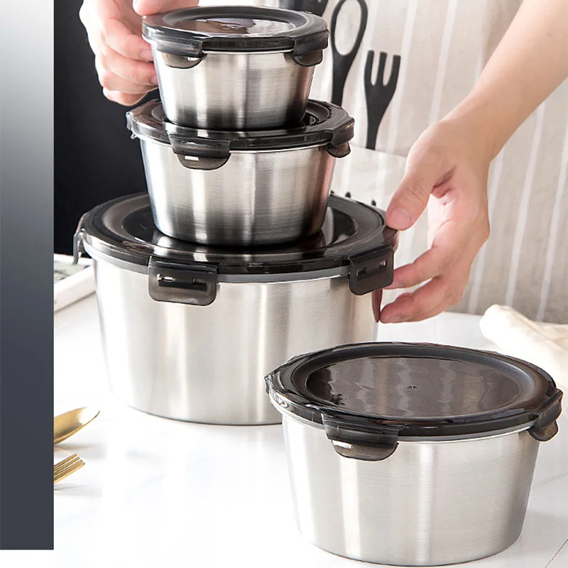 304 Stainless Steel Bento Lunc - Food Storage Quart ulasan dan harga