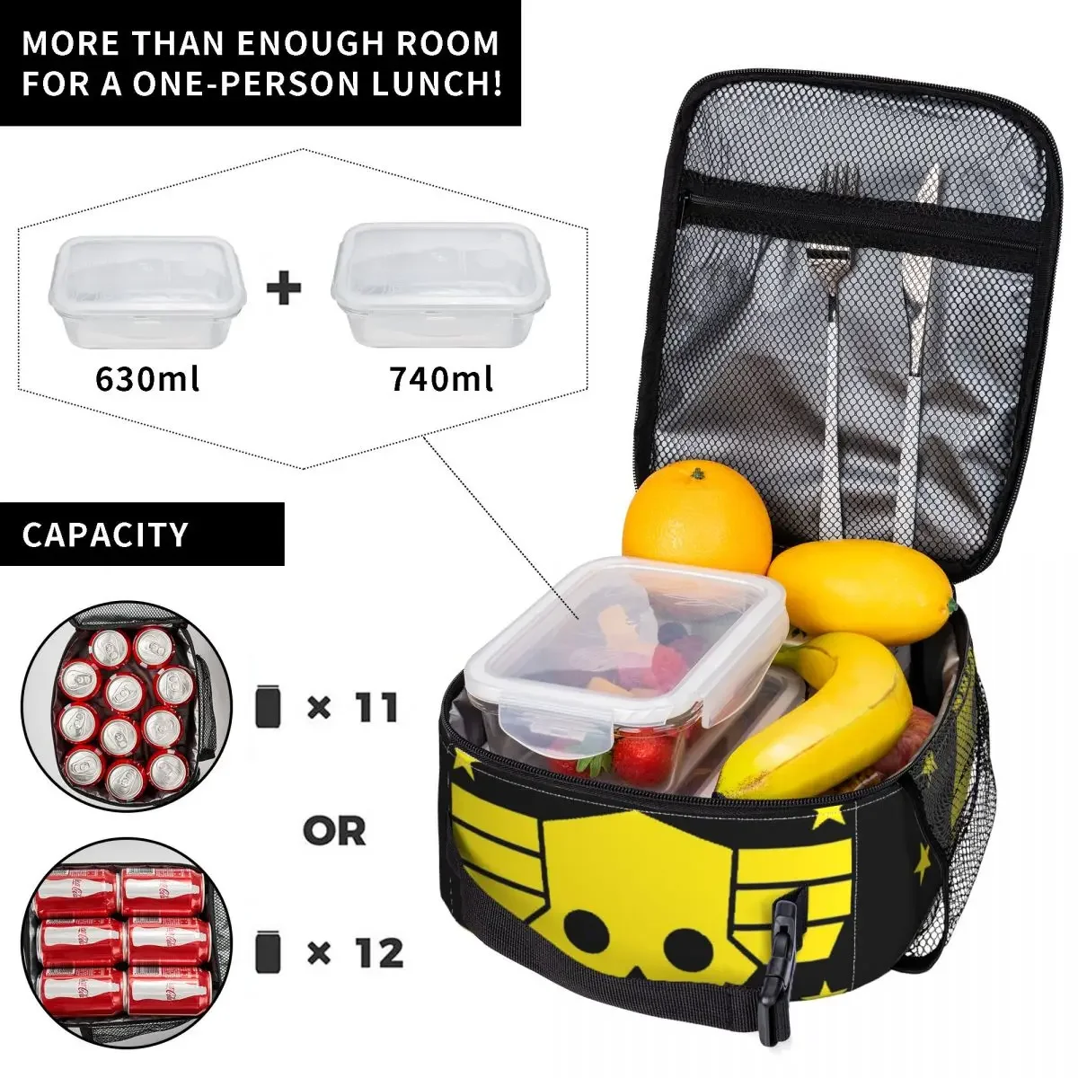 Insulated Lunch Bag Helldivers - Food Storage Bag Organizer ulasan dan harga