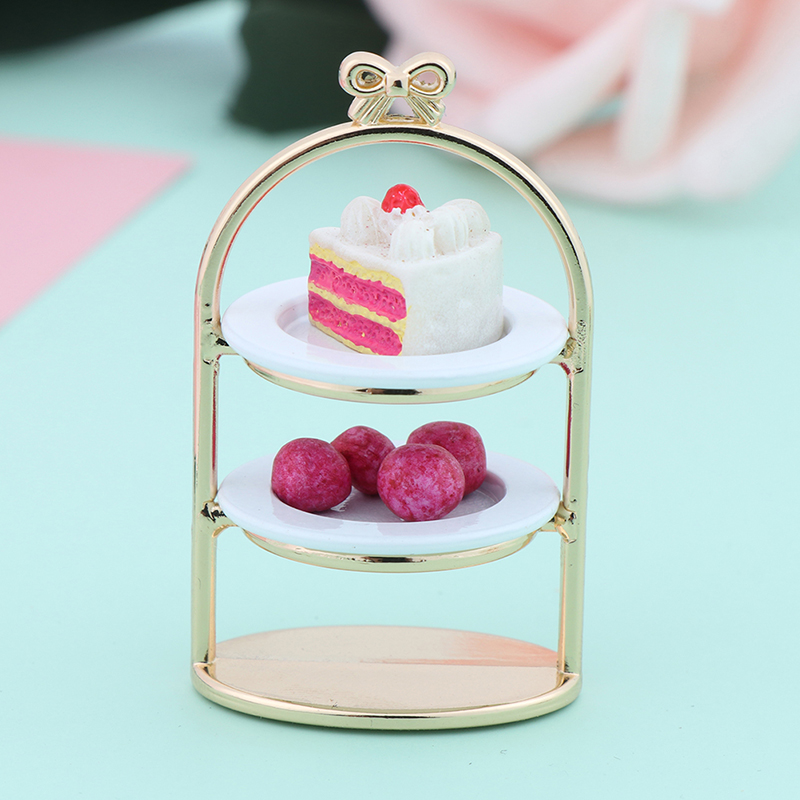 1P 3D Miniature Food DIY Craft - Food Storage Table ulasan dan harga