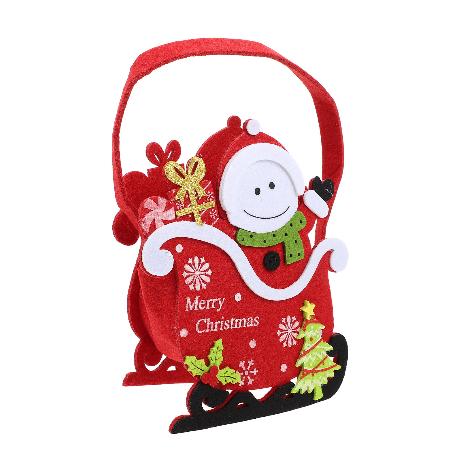 1Pcs Christmas Candy Basket Xm - Xmas Food Storage Containers ulasan dan harga