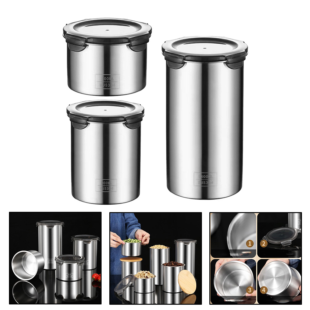 500/900/1400ml Stainless Steel - Food Storage Vacuum Containers ulasan dan harga