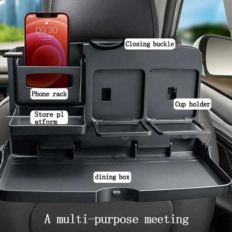 Car Back Seat Foldable Dining  - Food Storage Table ulasan dan harga