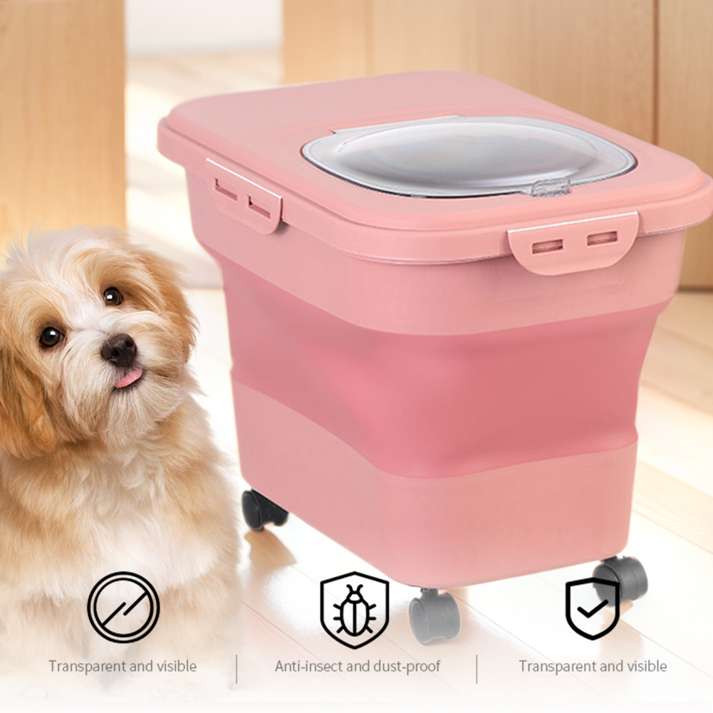 Collapsible Dry Cat Food Box 2 - Food Storage Quart ulasan dan harga