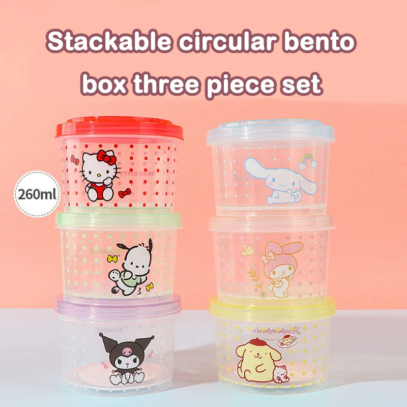 Kitty Bento Box Set 3 Pieces C - Food Storage Quart ulasan dan harga